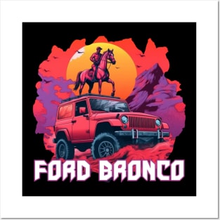 Ford Bronco Posters and Art